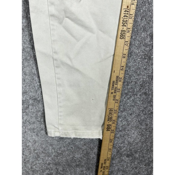 Klixs Distressed Trashed Jeans Womens Size 24 Stretch Off White Denim Italy Made - Picture 14 of 15